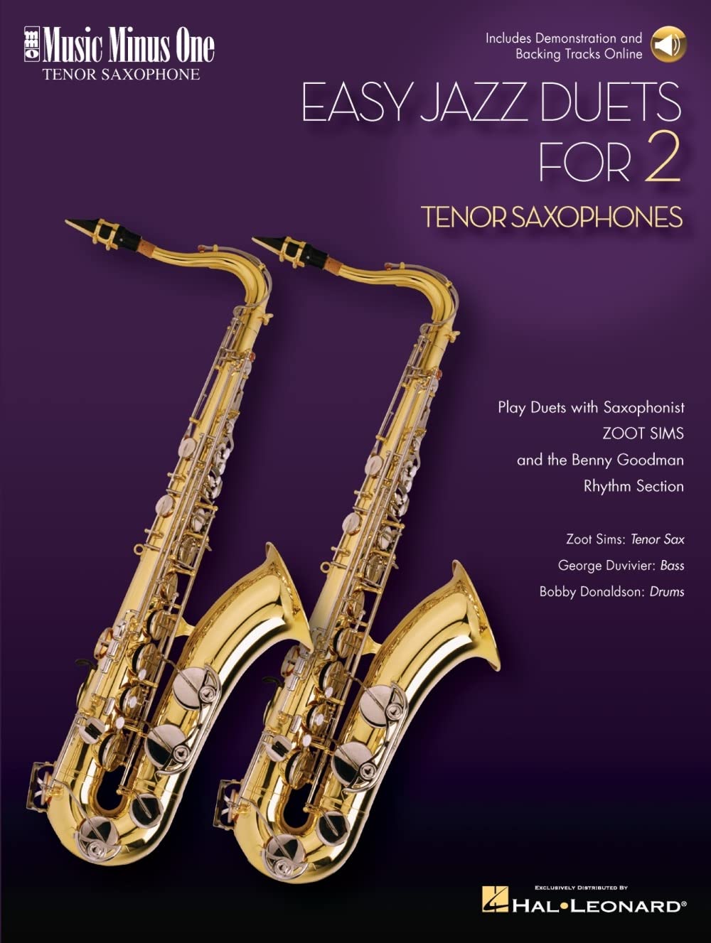 Easy Jazz Duets for Two Tenor Saxophones and Rhythm Section book