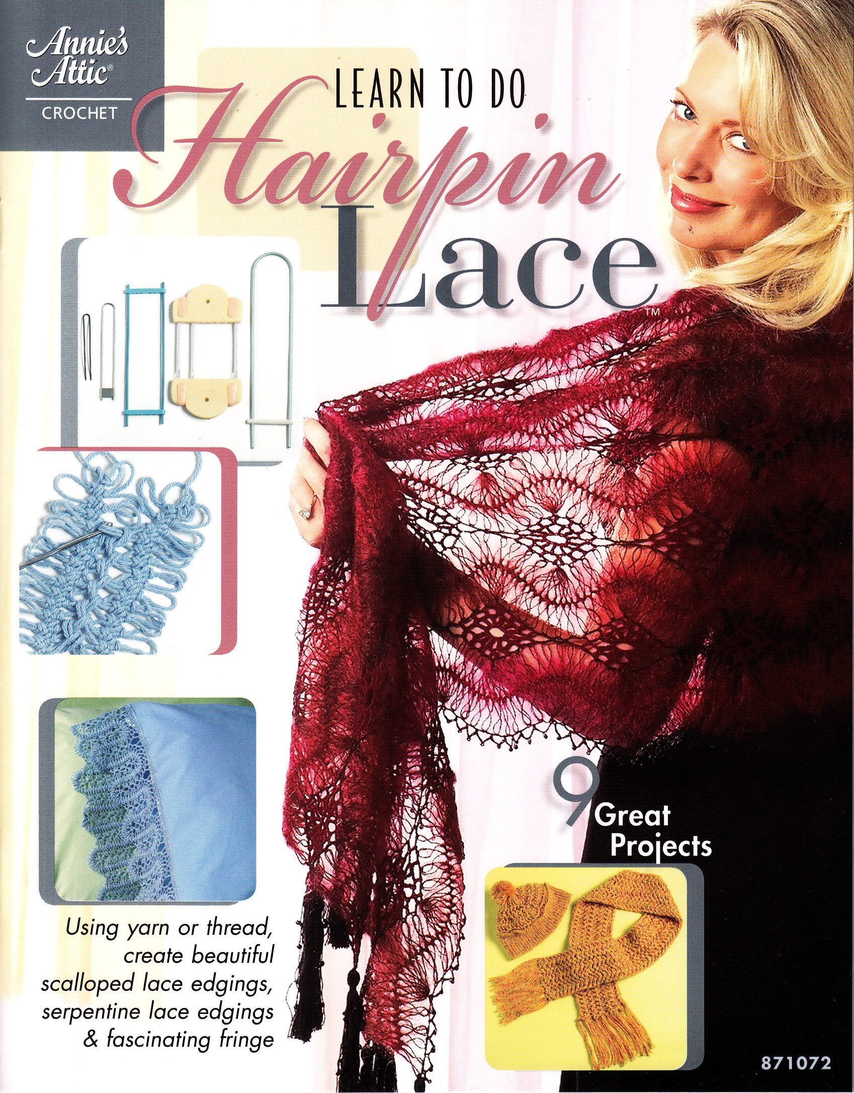 Learn to Do Hairpin Lace (Annie's Attic) Hobbies & Crafts