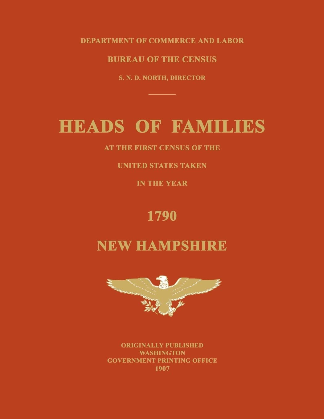 Heads of Families at the First Census of the United States Taken in the Year 1790 Leisure, Home & Garden