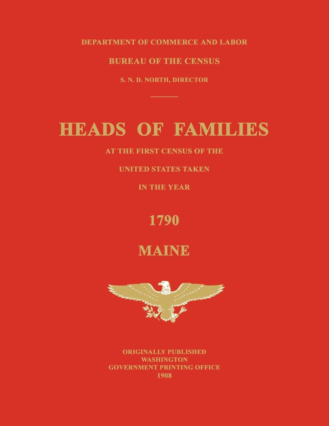 Heads of Families at the First Census of the United States Taken in the Year 1790 Leisure, Home & Garden