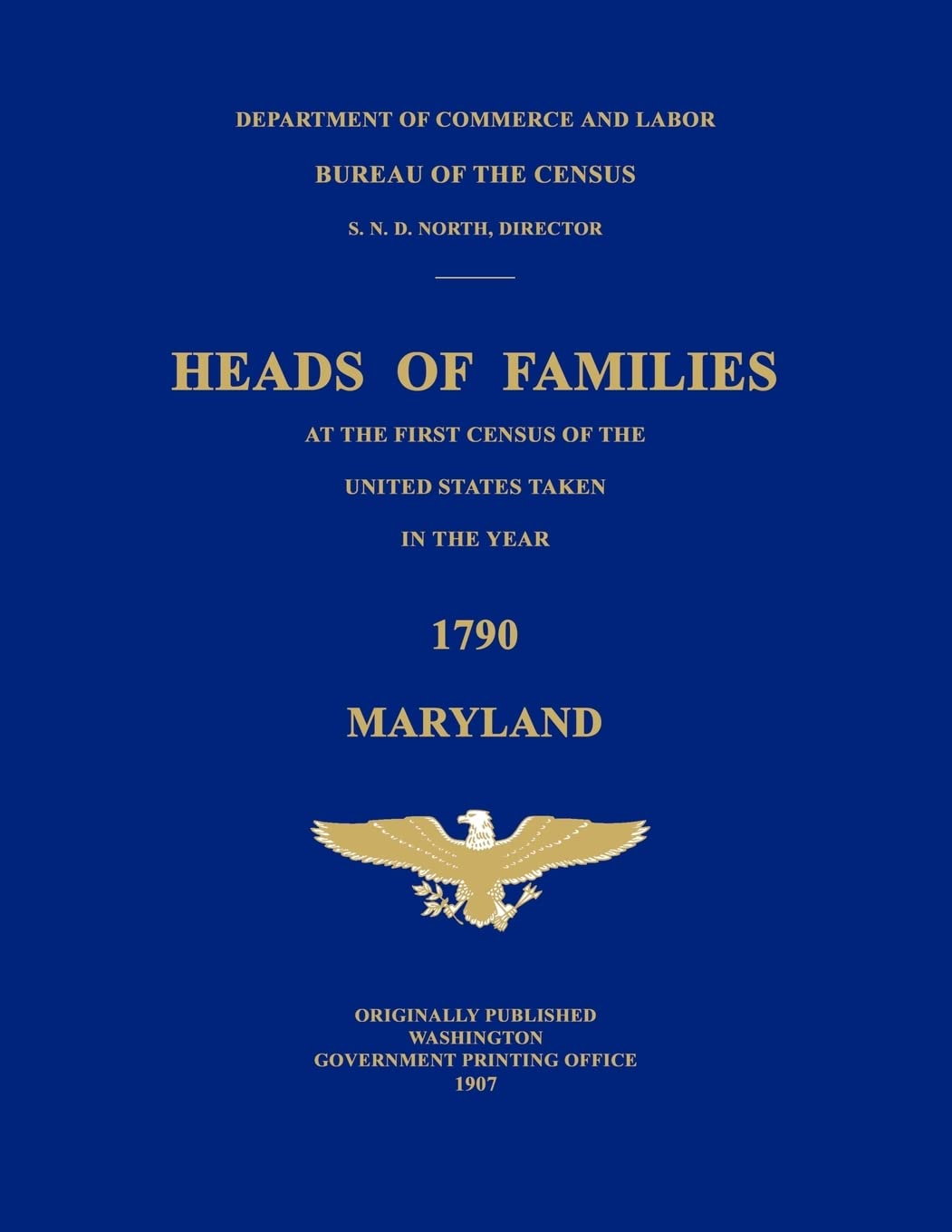 Heads of Families at the First Census of the United States Taken in the Year 1790 Leisure, Home & Garden