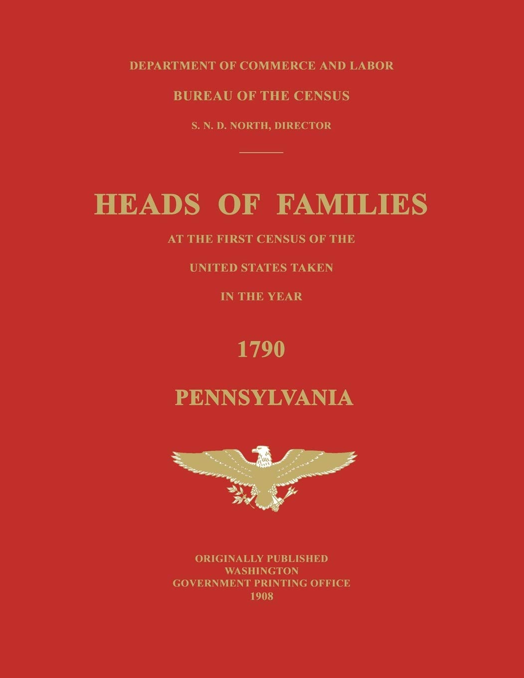 Heads of Families at the First Census of the United States Taken in the Year 1790 Leisure, Home & Garden