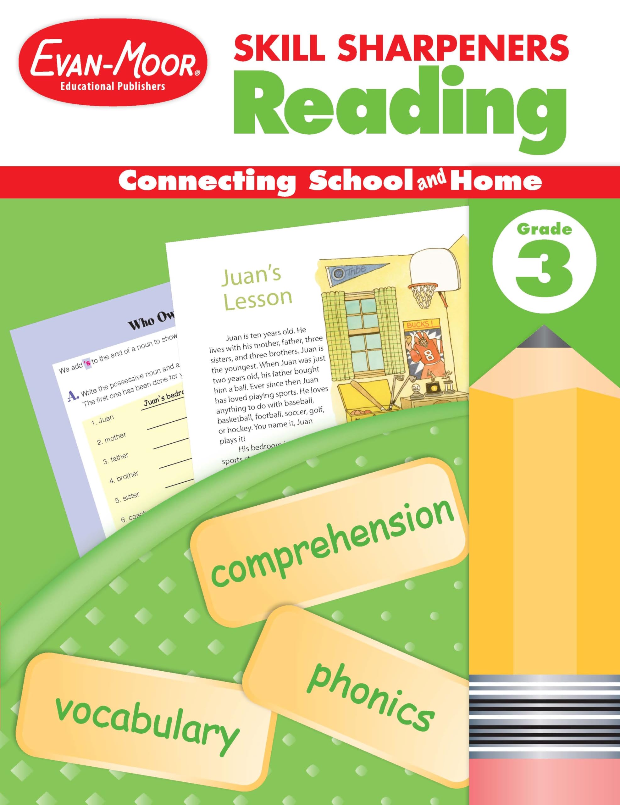 Skill Sharpeners Reading Grade 3: Connecting School and Home Education & Training