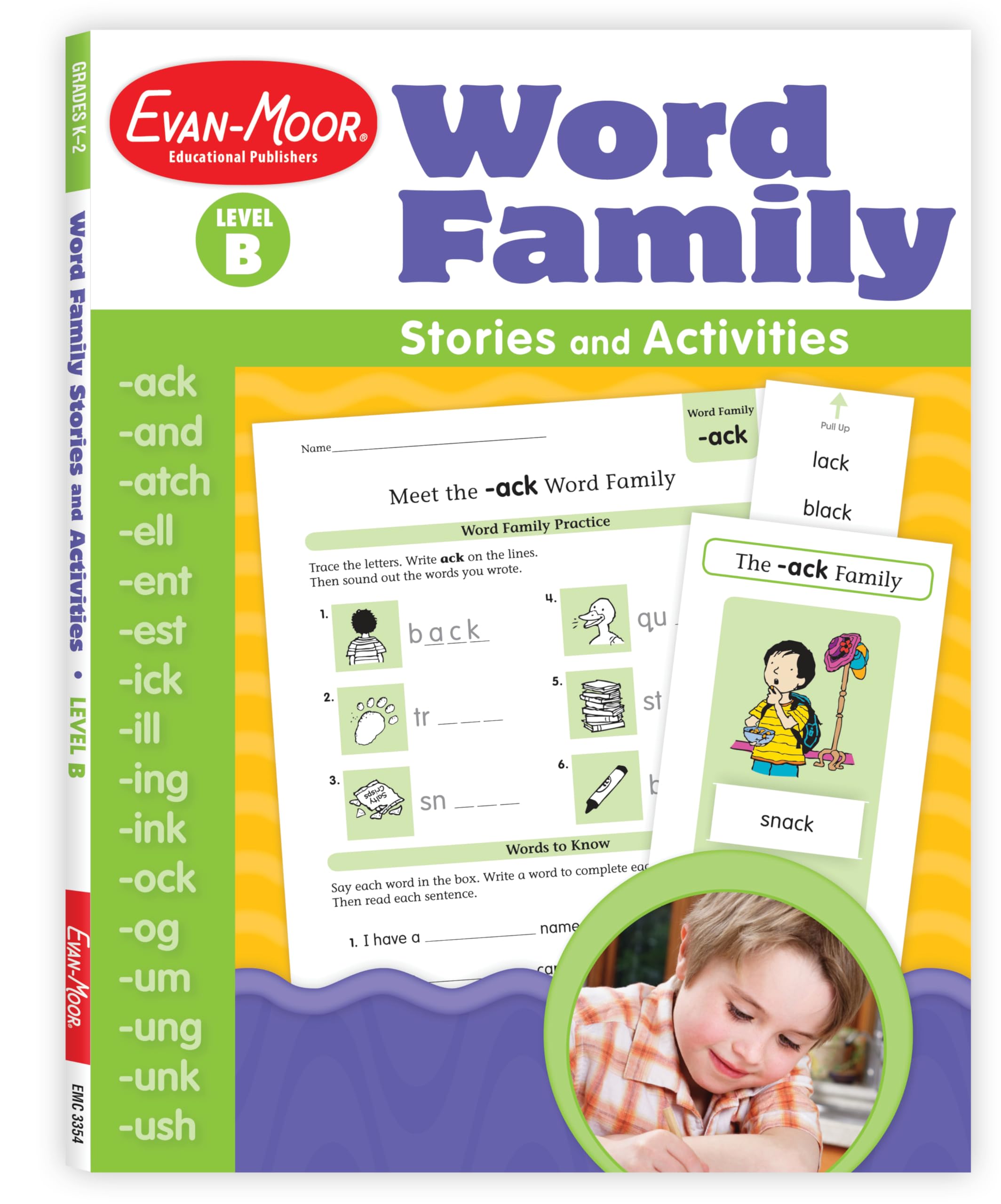 Word Family Stories and Activities, Kindergarten - Grade 2 (Level B), Teacher Resource Novels & Short Stories
