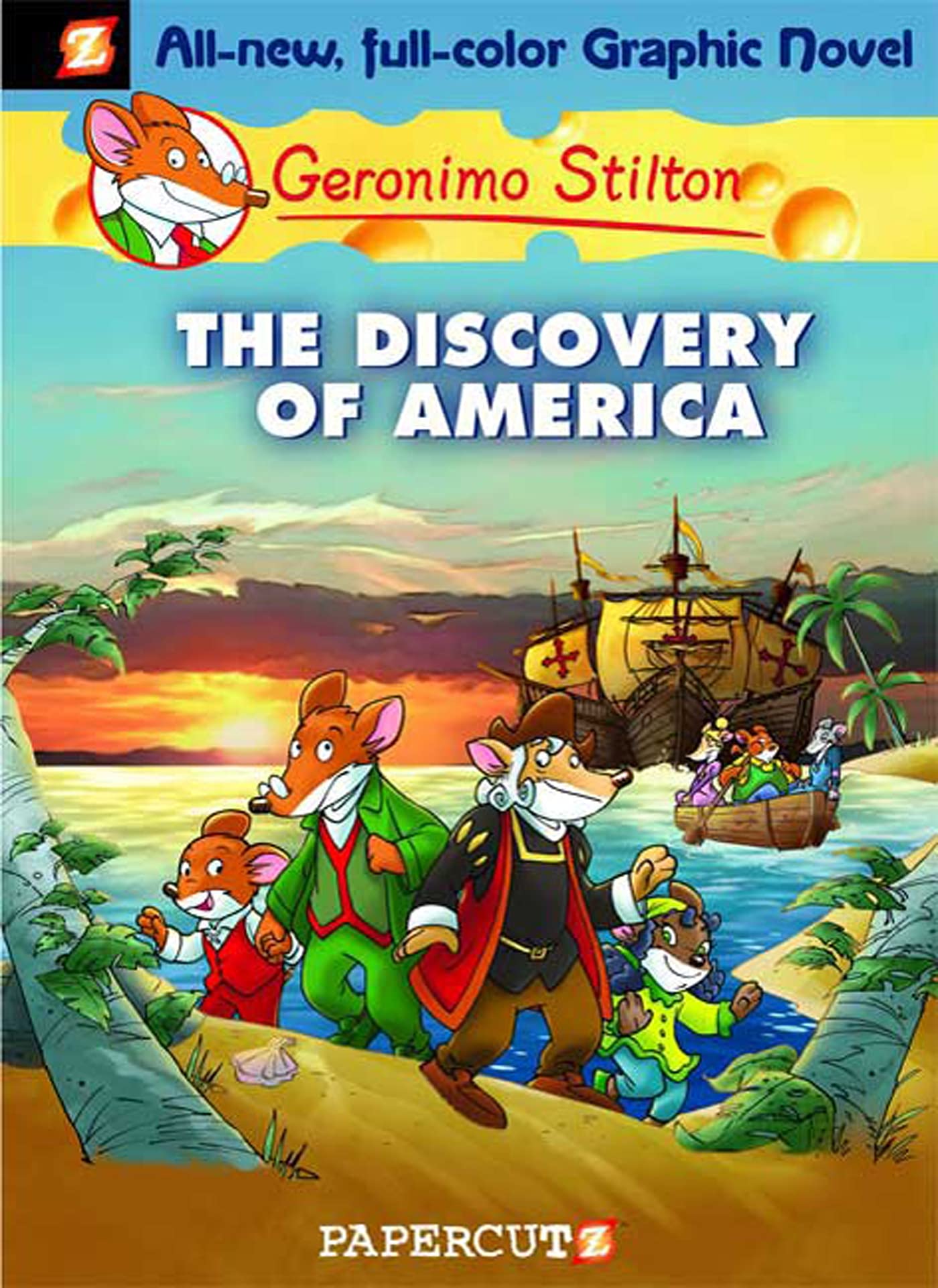 Geronimo Stilton Graphic Novels #1: The Discovery of America Manga