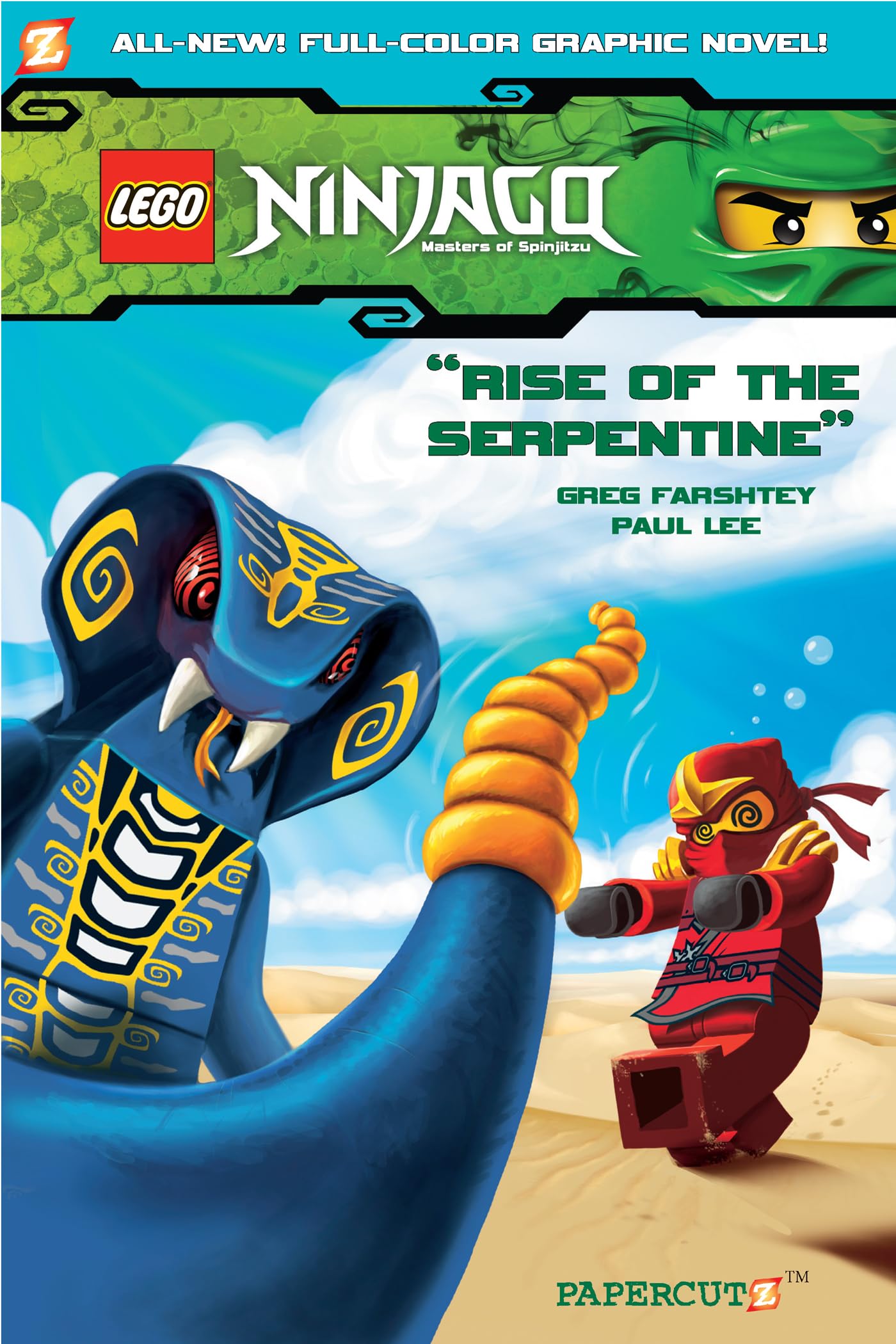 Ninjago Graphic Novels 3: Rise of the Serpentine (Lego Ninjago) Manga