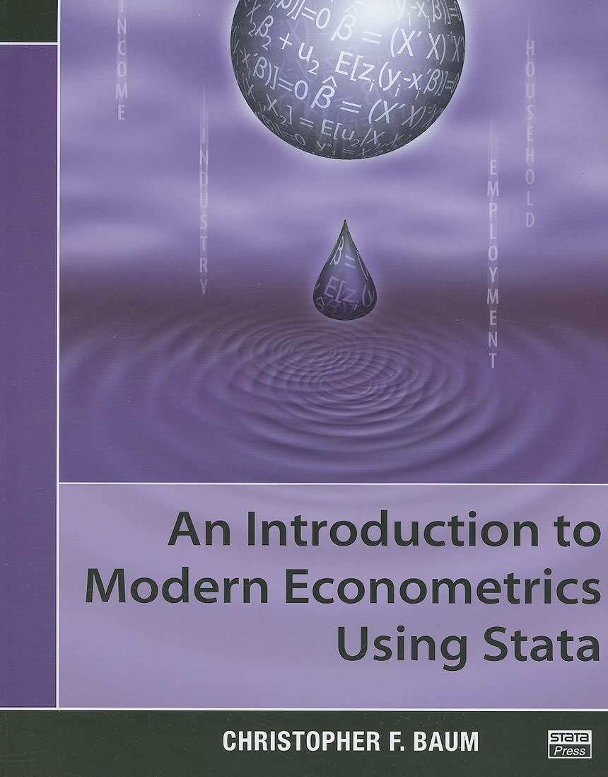 Product Image: An Introduction to Modern Econometrics Using Stata