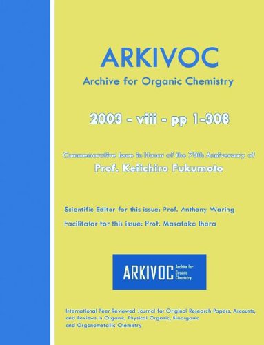 Arkivoc 2003 (Viii) Commemorative for Prof. Keiichiro Fukumoto Natural Sciences