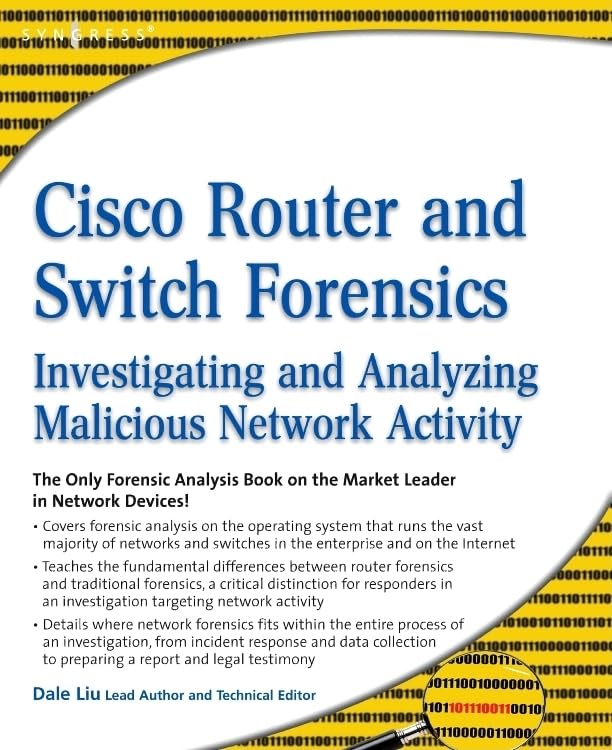 Product Image: Cisco Router and Switch Forensics