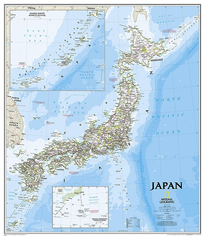 Japan Classic: Wall Maps Countries & Regions book