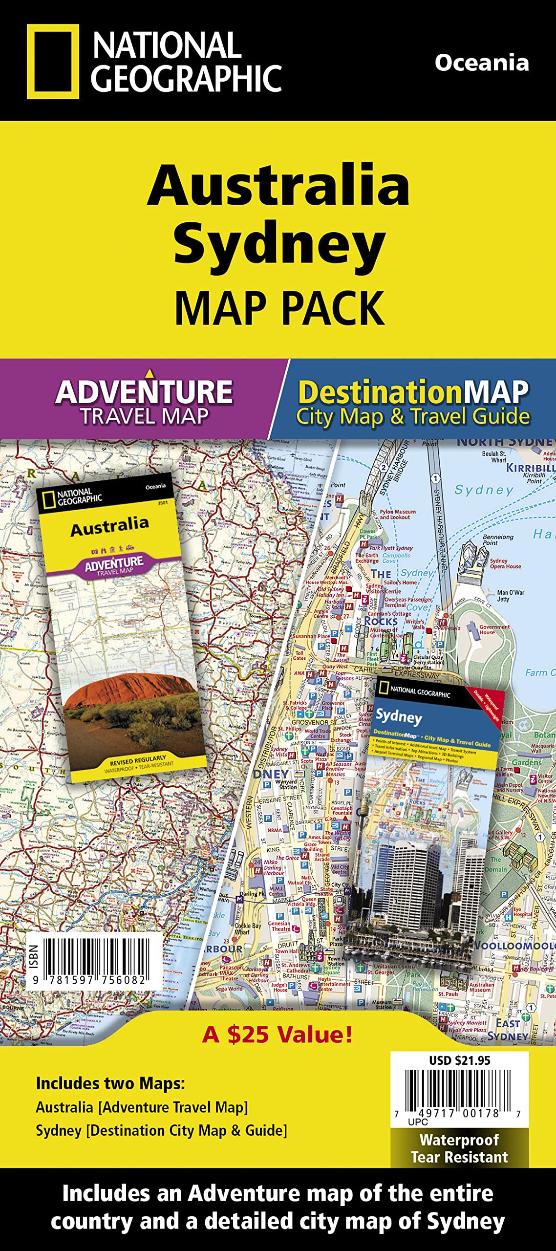 Australia, Sydney : Travel Maps International Adventure/Destination Map Leisure, Home & Garden