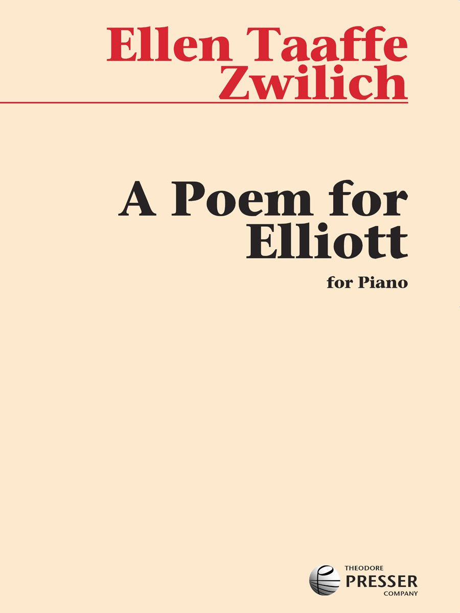 A poem for elliott piano book