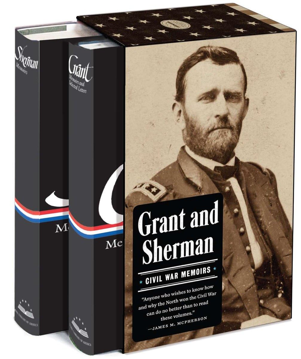 Grant and Sherman: Civil War Memoirs: A Library of America Boxed Set Social Sciences