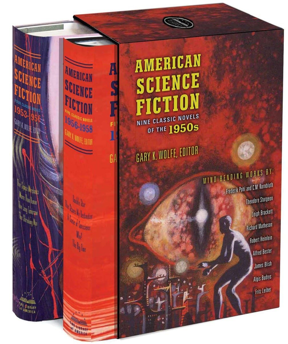 American Science Fiction: Nine Classic Novels of the 1950s: A Library of America Boxed Set Contemporary literature