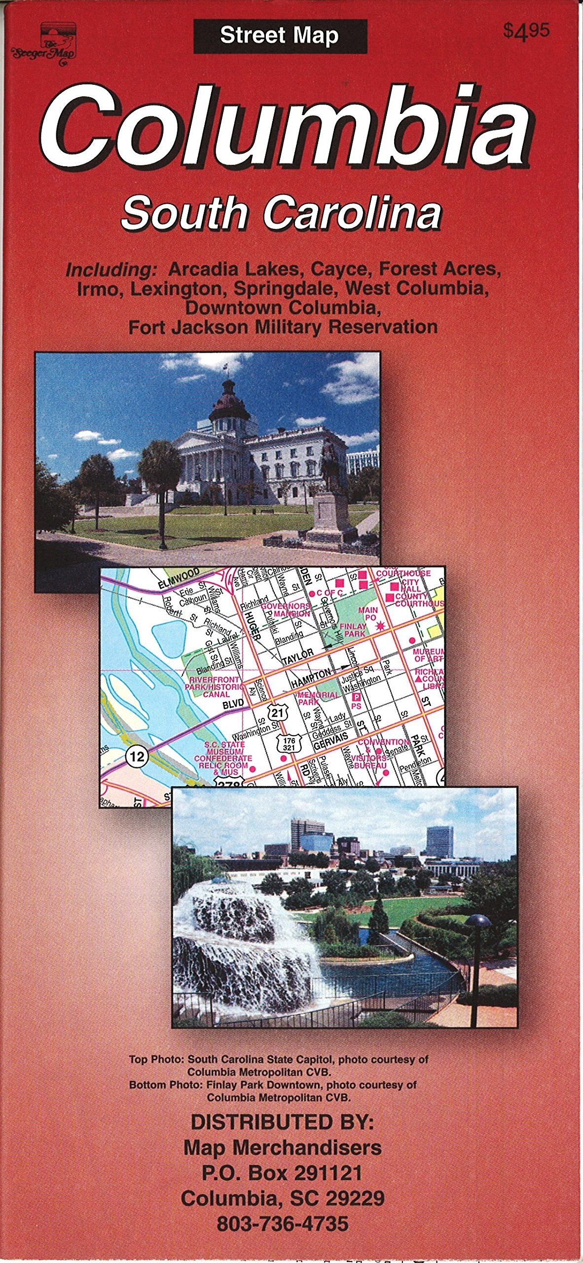 Columbia : South Carolina Maps & Plans
