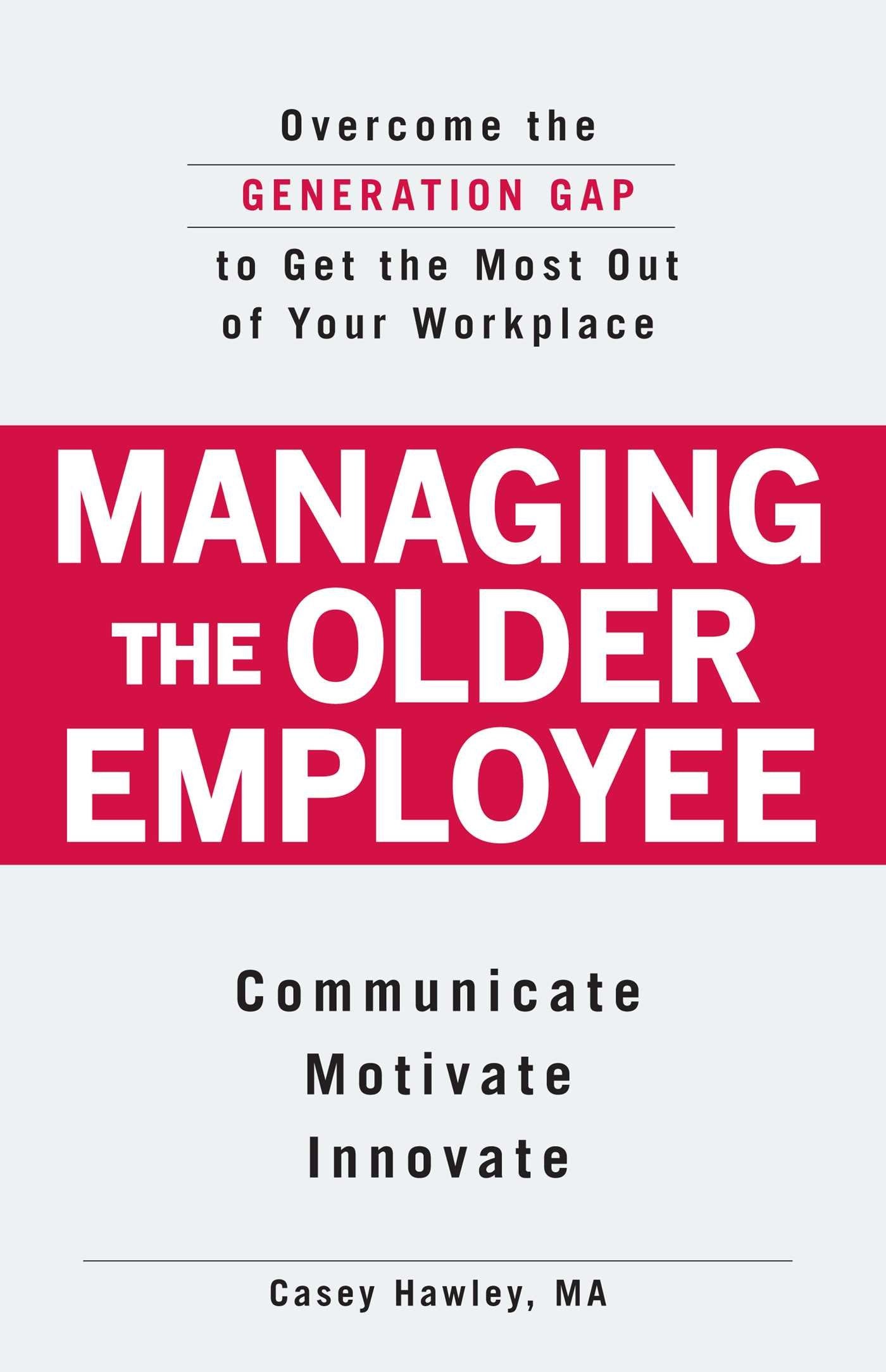 Product Image: Managing the Older Employee
