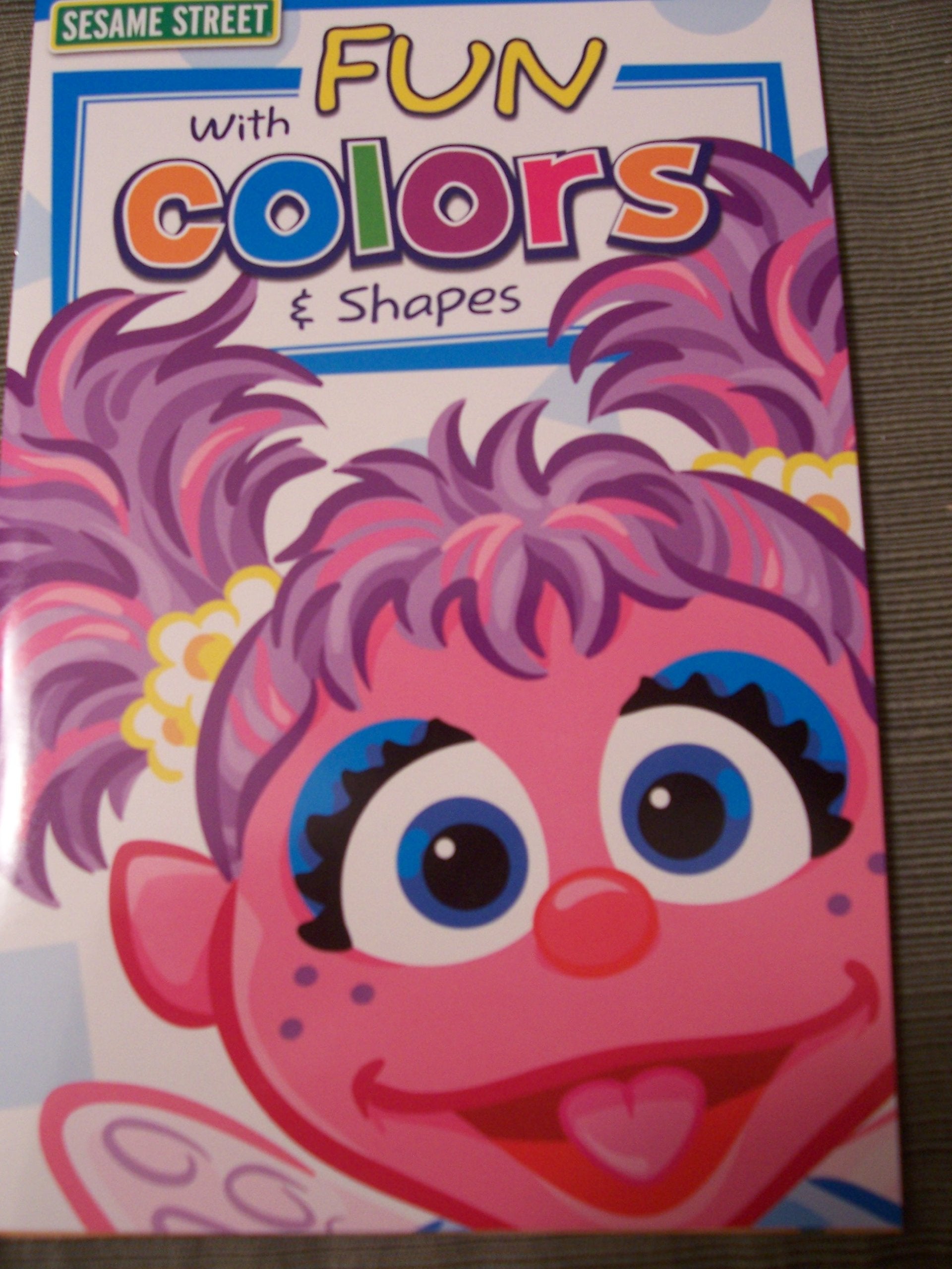 Sesame Street Write-on Wipe Off: Abby's Fun with Colors & Shapes book