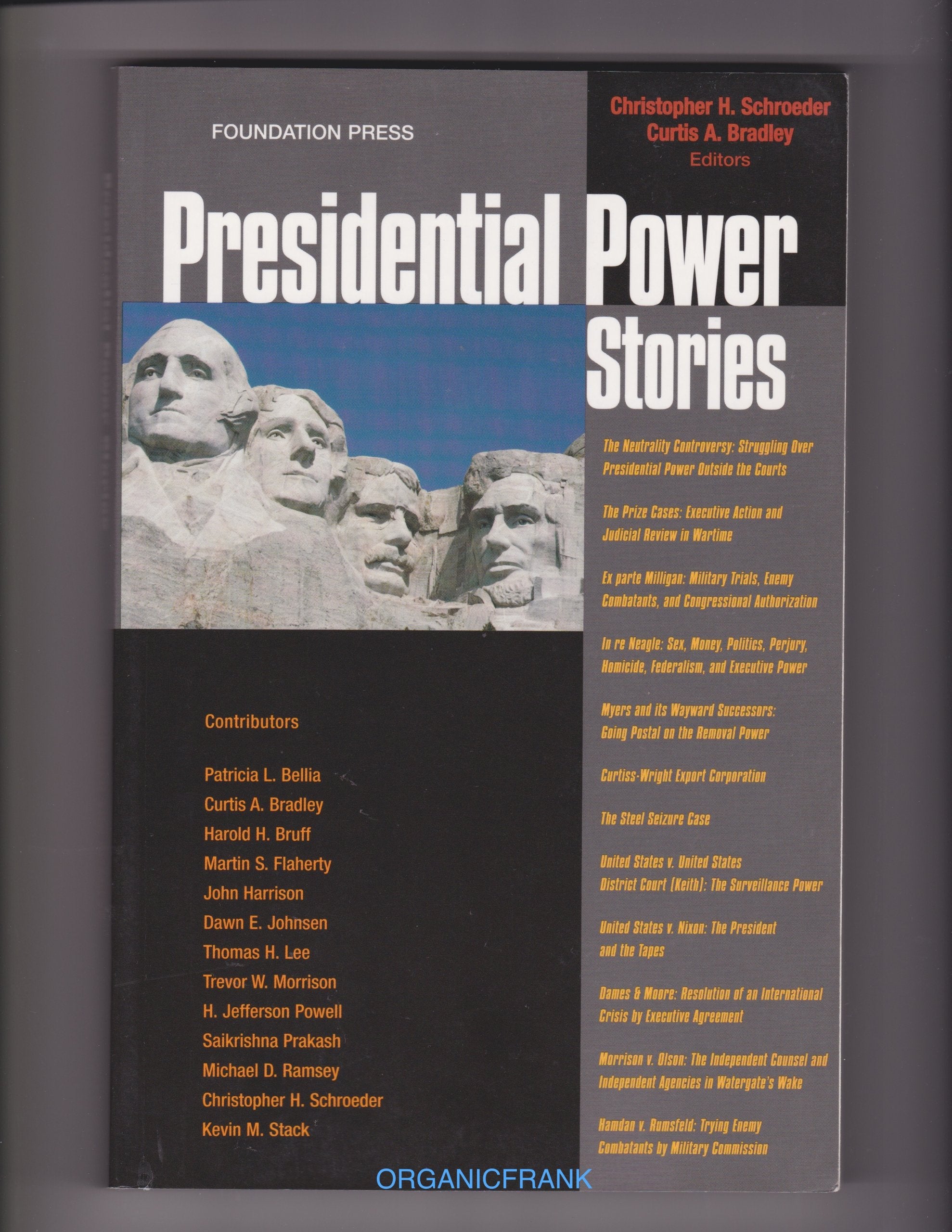 Presidential Power Stories (Law Stories) Law