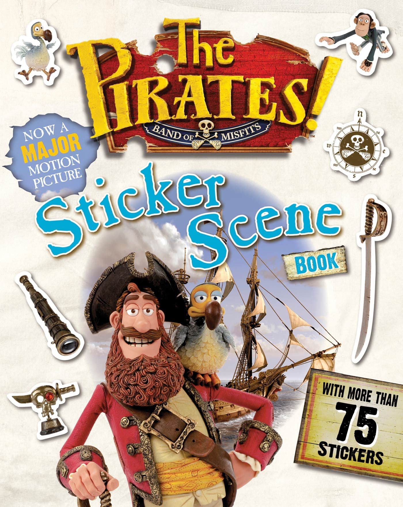 The Pirates! Band Of Misfits: Sticker Scene Book Novels & Short Stories