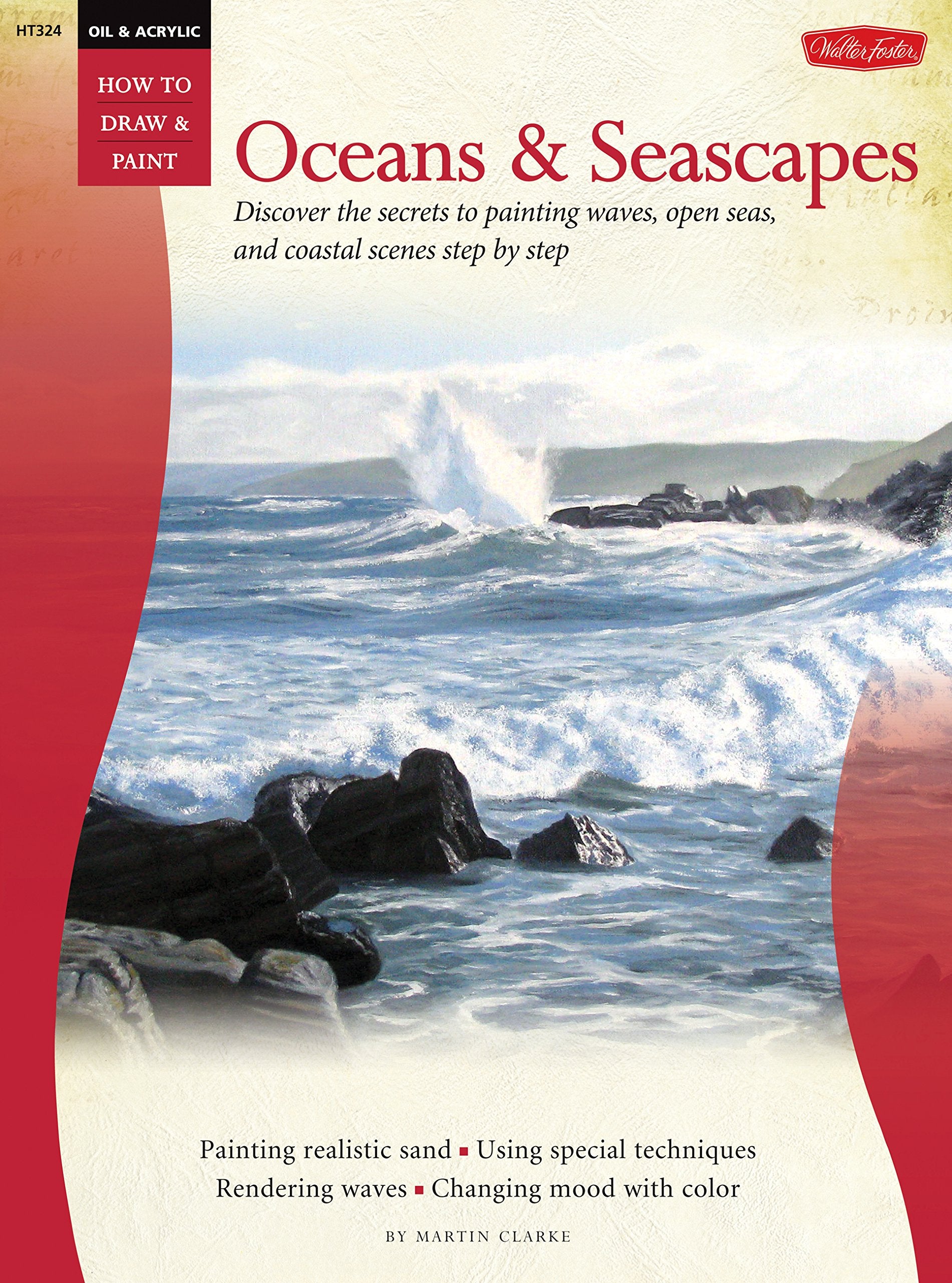 Clarke, M: OIL & ACRYLIC OCEANS & SEASCAP book