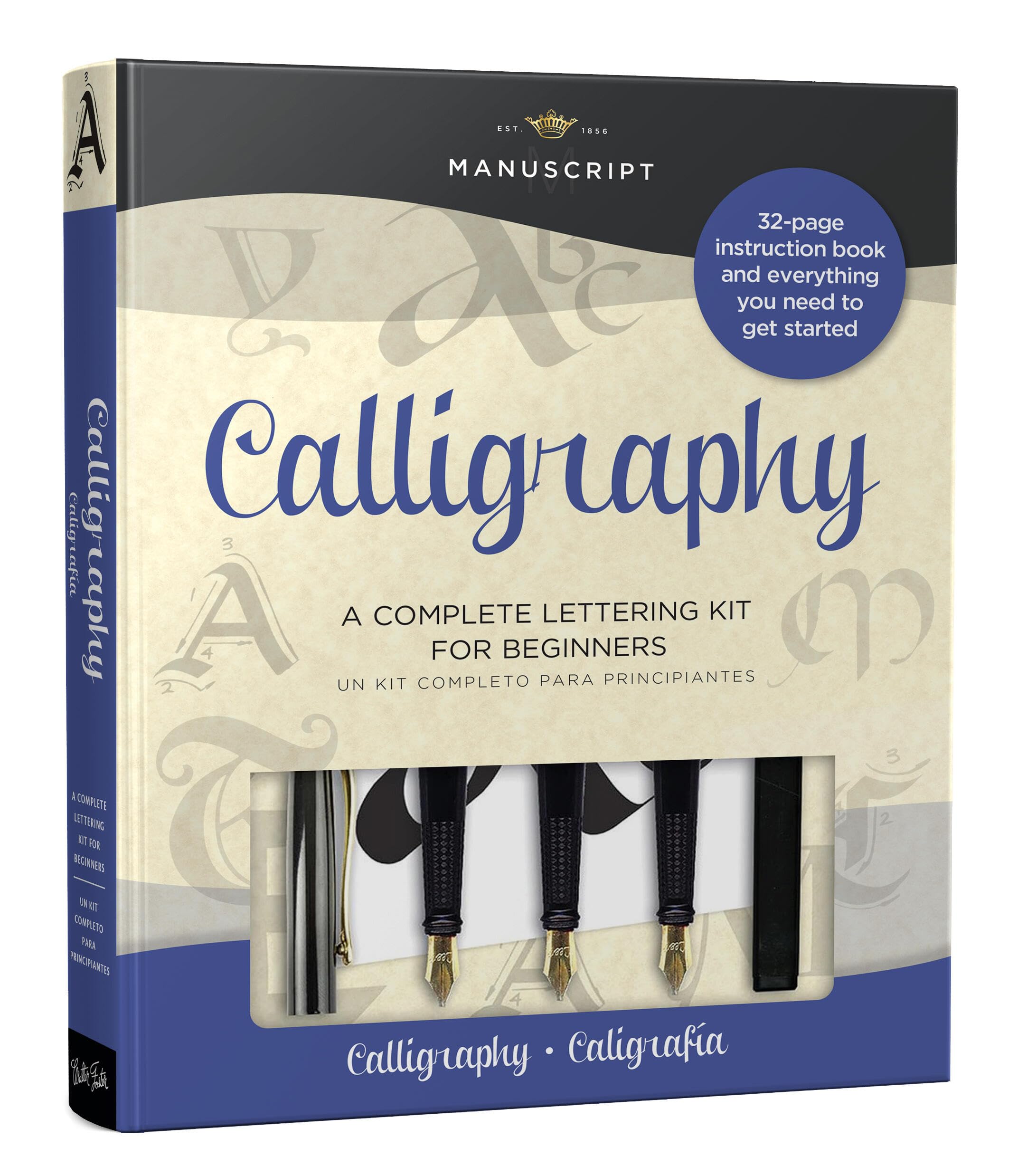 Calligraphy / Caligrafia: A Complete Lettering Kit for Beginners / Un kit complete para principiantes book