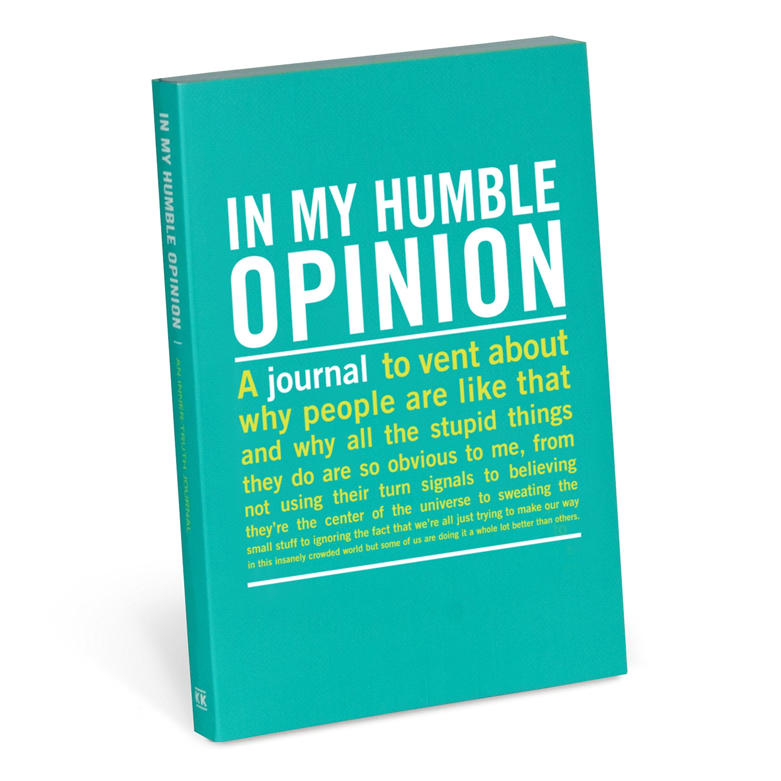 Knock Knock In My Humble Opinion Mini Inner Truth Journal Living & Furnishing