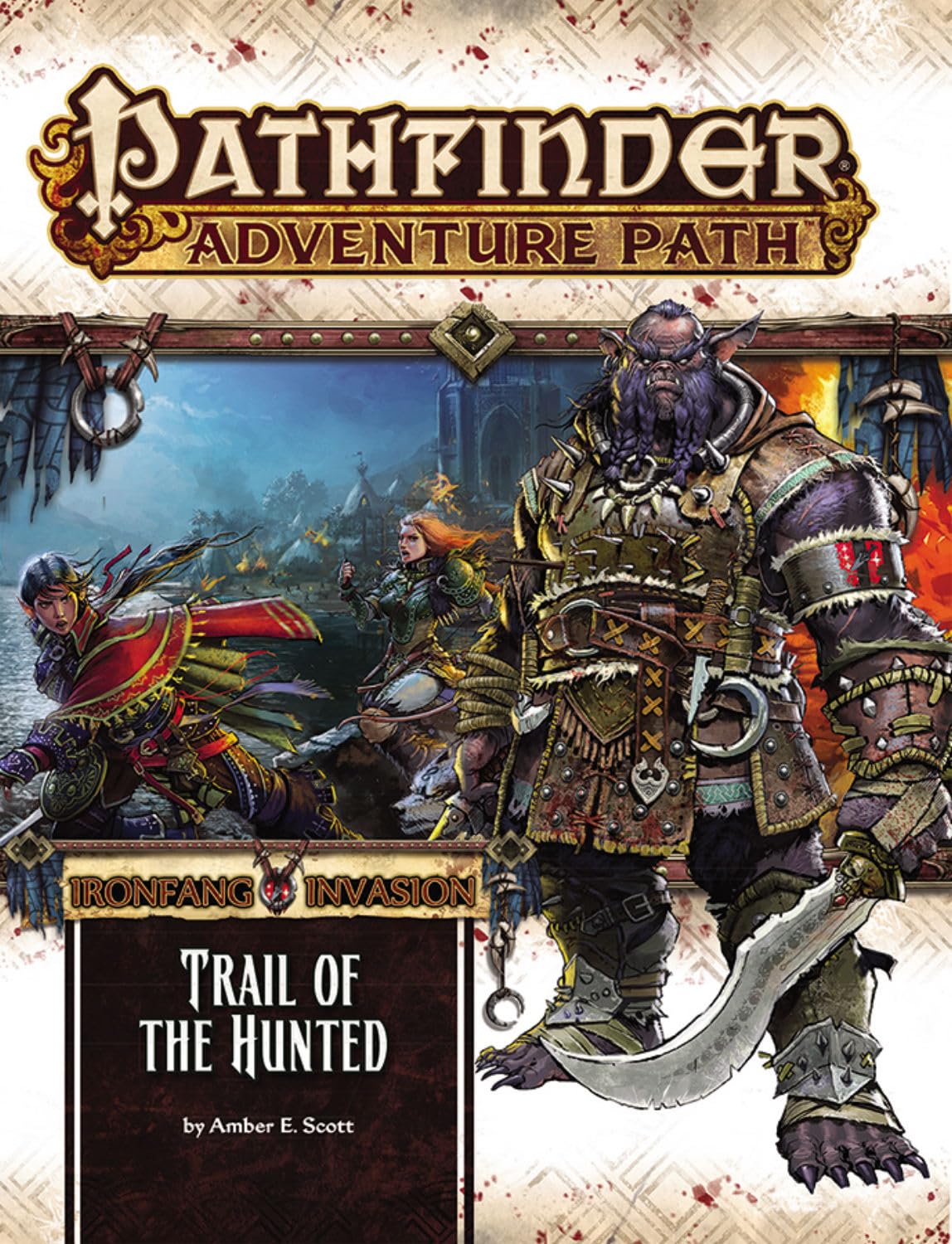 Pathfinder Adventure Path: Ironfang Invasion Part 1 of 6-Trail of the Hunted Manga