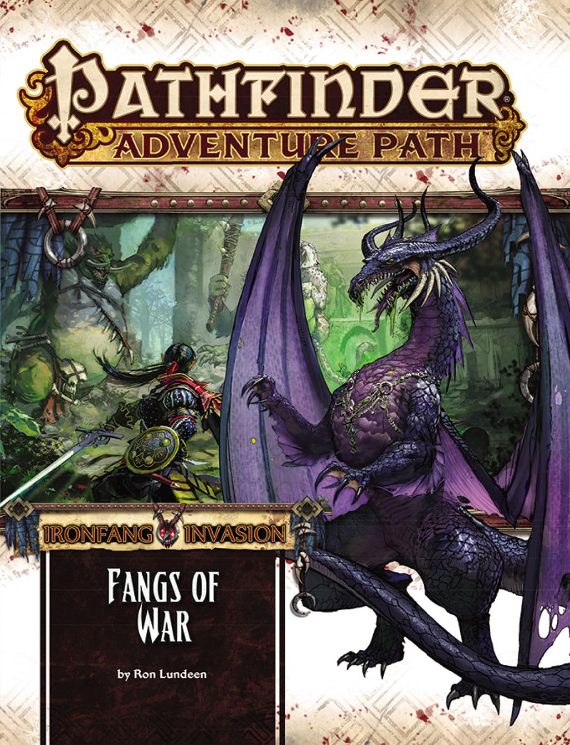 Pathfinder Adventure Path: Ironfang Invasion Part 2 of 6-Fangs of War Manga