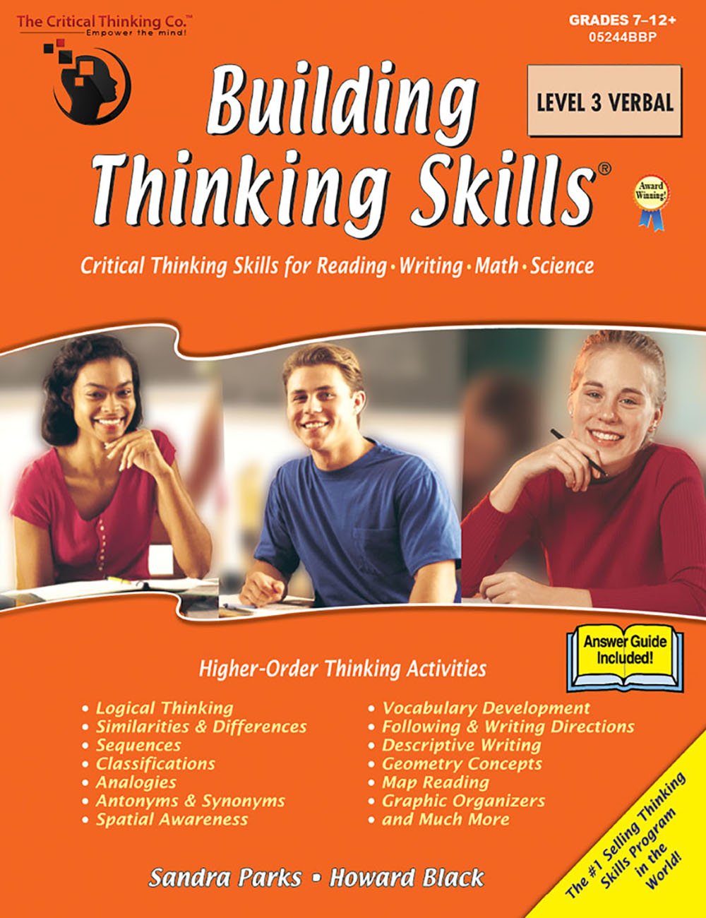 The Critical Thinking Building Thinking Skills Level 3 Verbal School Workbook Books