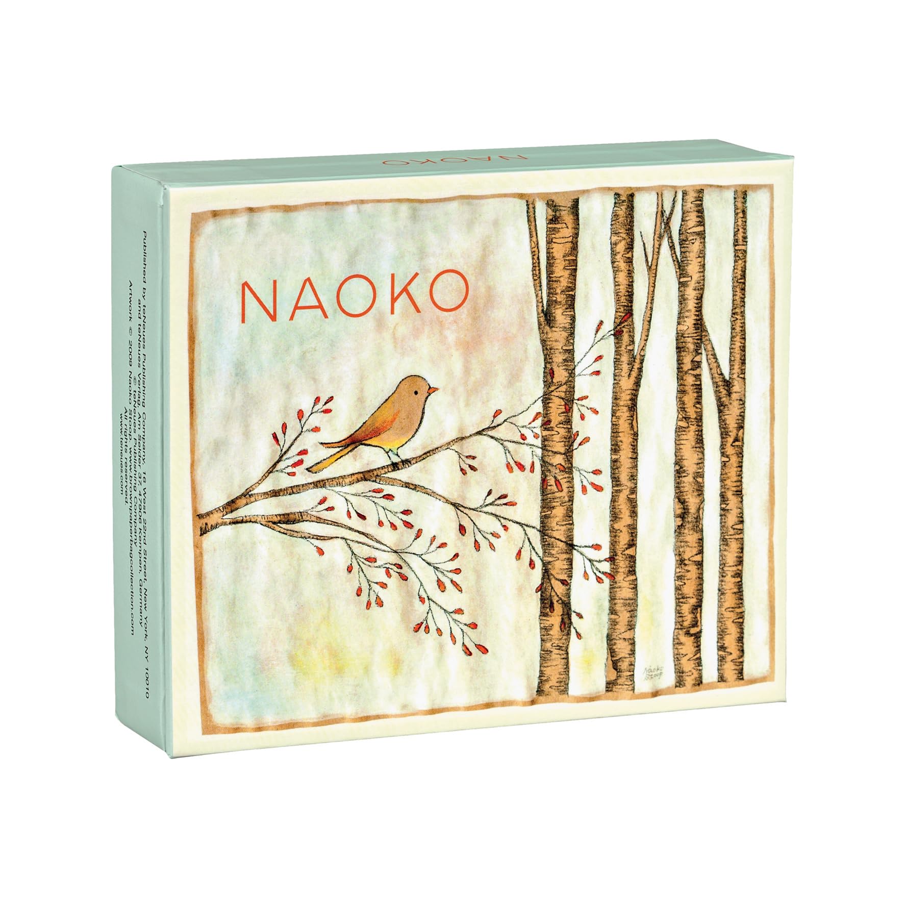 Naoko: Quicknotes -- Greeting, Thank You & Invitation Cards in a Reuseable Flip-Top Box Decorated with Modern Illustrations Lifestyle