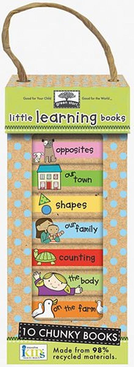 Green Start Book Towers: Little Learning Books: 10 Chunky Books Made from 98% Recycled Materials Non-fiction