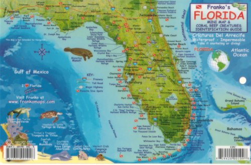 Franko's Florida Reef Creatures Guide by Franko Maps (English and Spanish Edition) by Frank M. Nielsen (2007-03-01) book