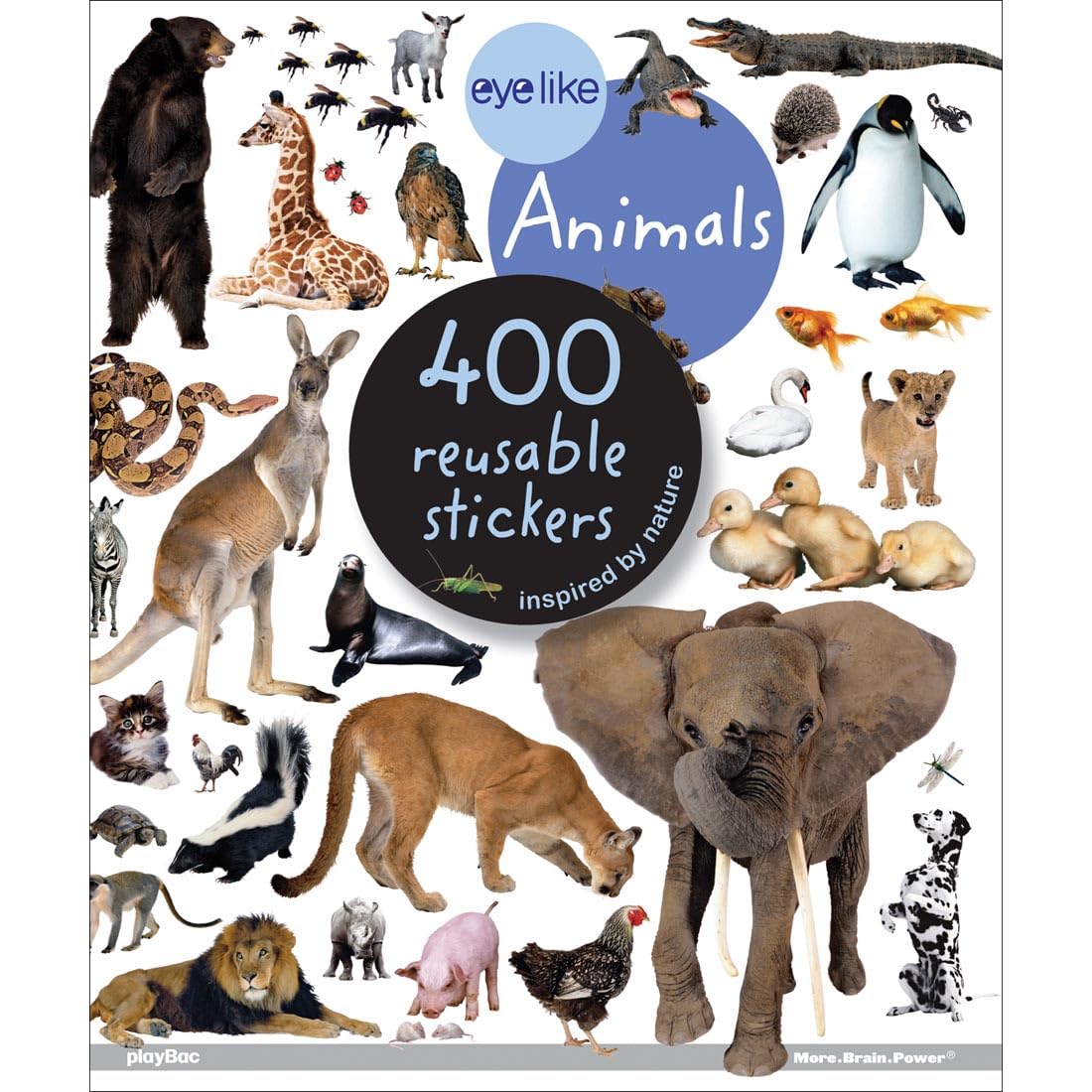 Animals: 400 Reusable Stickers Inspired by Nature (Eyelike Stickers) Tiptoi & Games