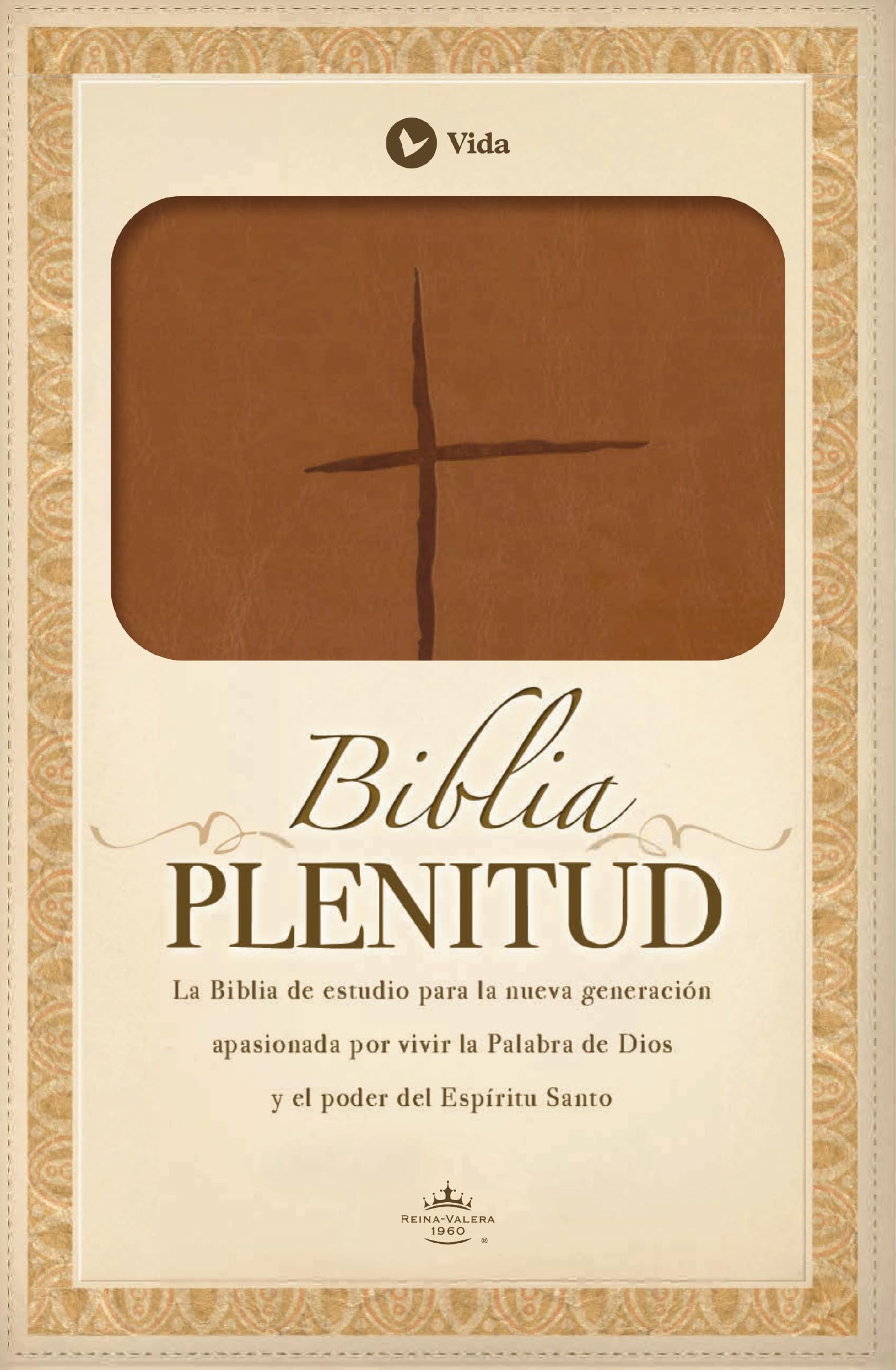 RVR60, Biblia Plenitud, Tamaño Personal, Leathersoft, Café book
