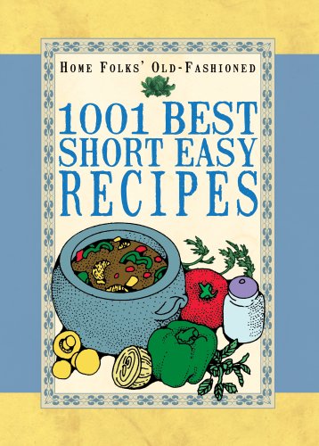 1001 Best Short Easy Recipes by Cliff Road Books (2007) Plastic Comb Books