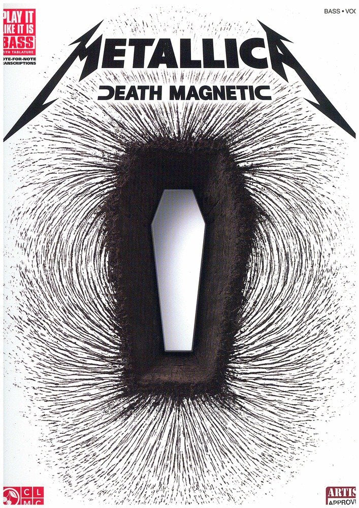Metallica - death magnetic guitare basse book