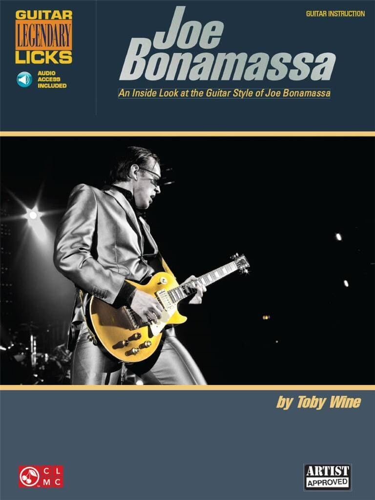 Joe Bonamassa Legendary Licks - An Inside Look at the Guitar Style of Joe Bonamassa (Book/Online Audio) Sheet Music