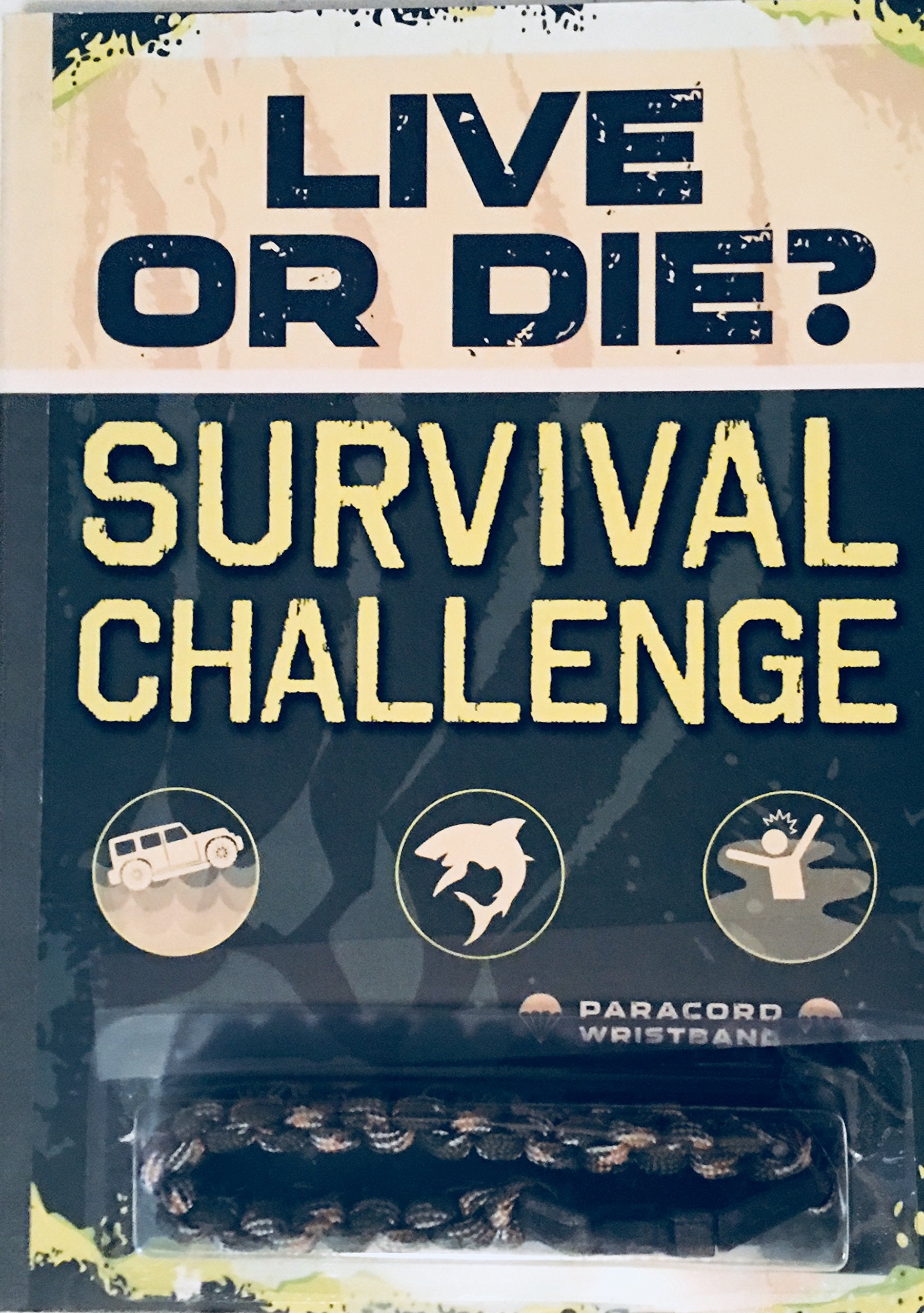 Live or Die? Survival Challenge (with Wristband) Books