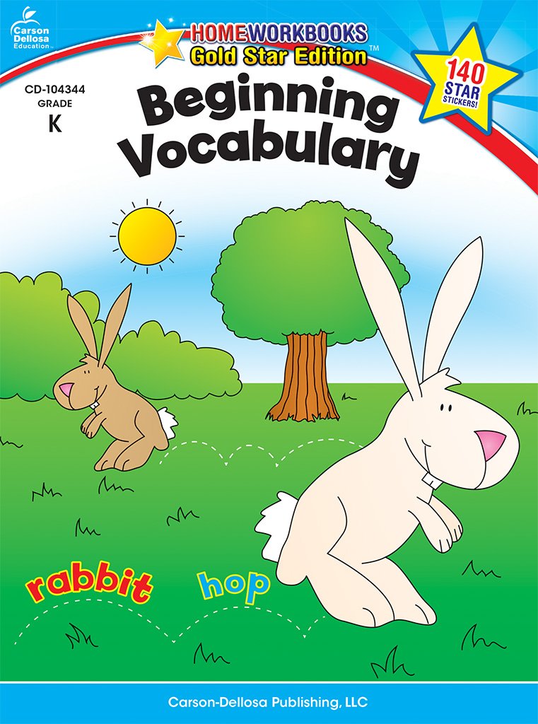 Beginning Vocabulary, Grade K: Gold Star Edition book