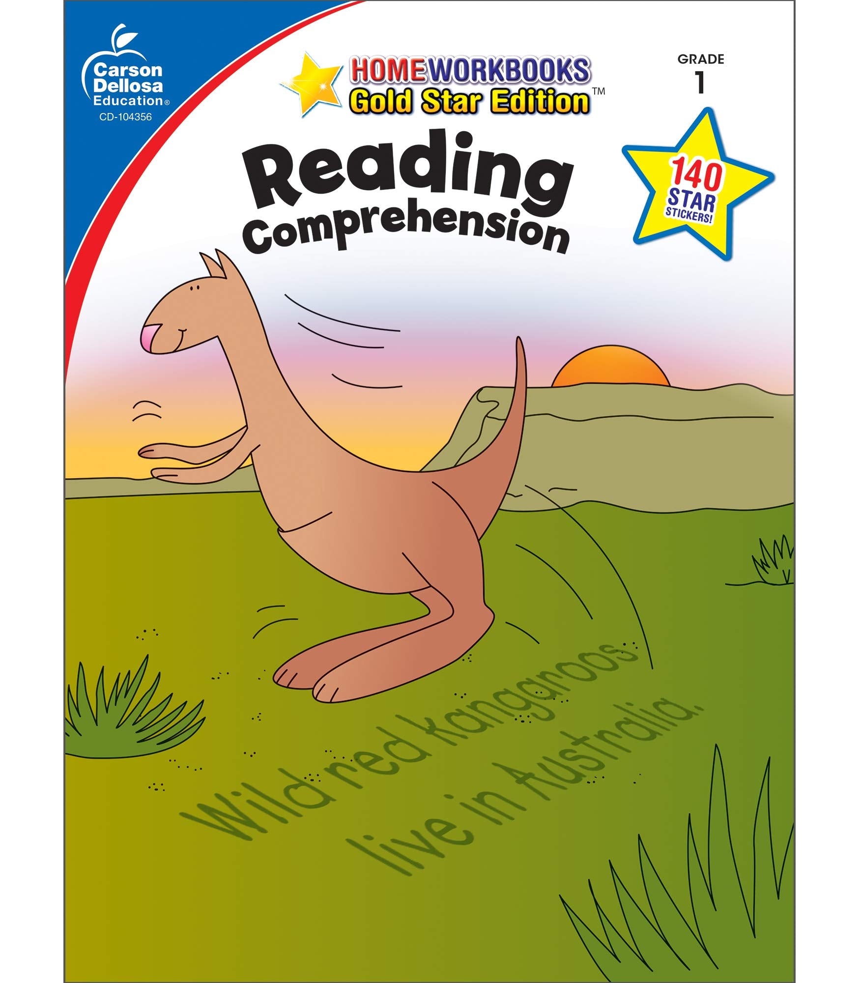 Reading Comprehension, Grade 1: Gold Star Edition (Home Workbooks: Gold Star Edition) Non-fiction
