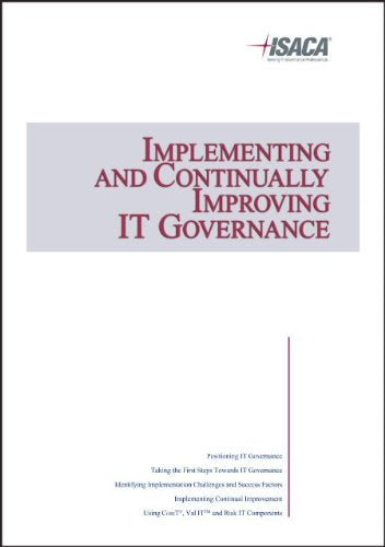 Implementing and Continually Improving IT Governance book