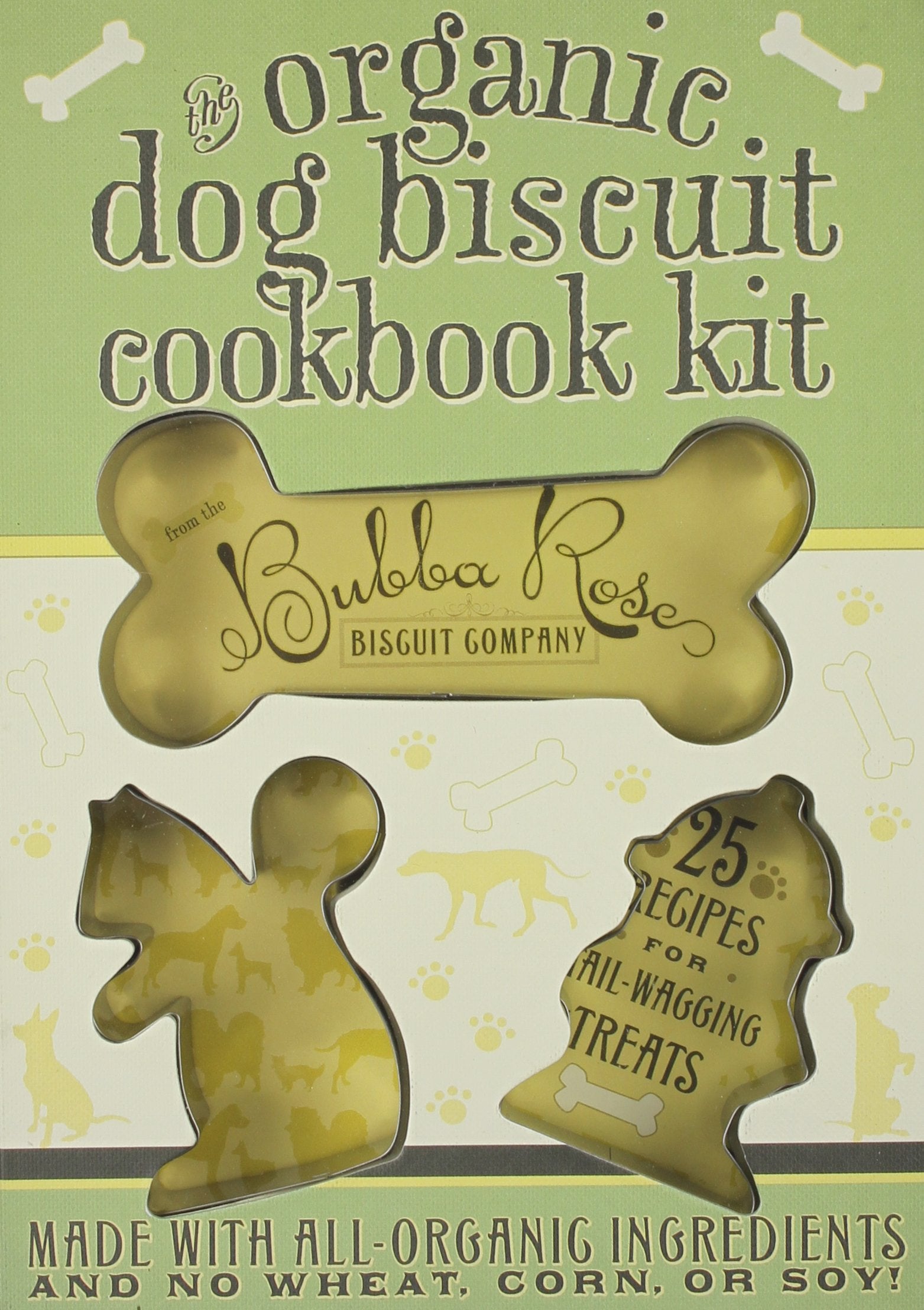 The Organic Dog Biscuit Cookbook Kit Pets