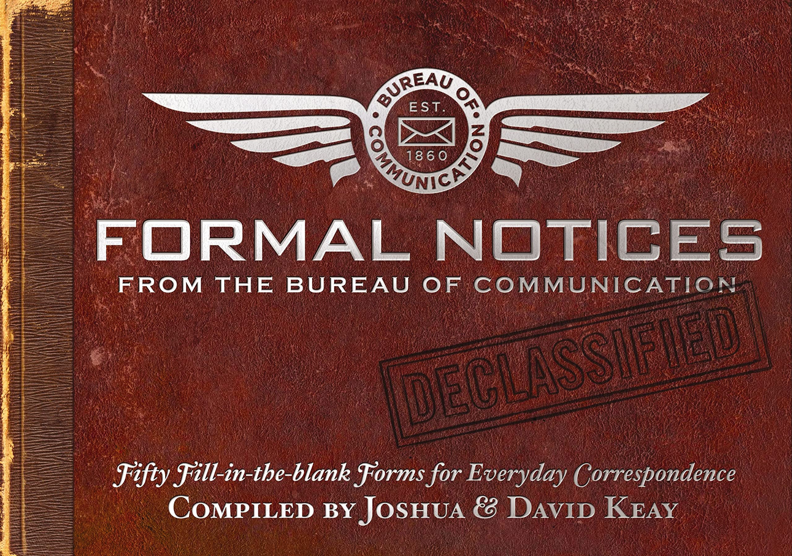 Formal Notices from the Bureau of Communication Humour & Satire