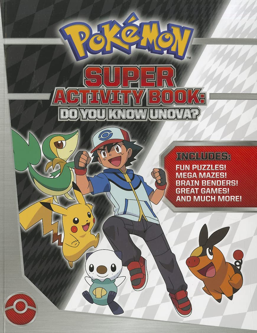 Pokémon Super Activity Book: Do You Know Unova? (Pokemon Pikachu Press) Manga