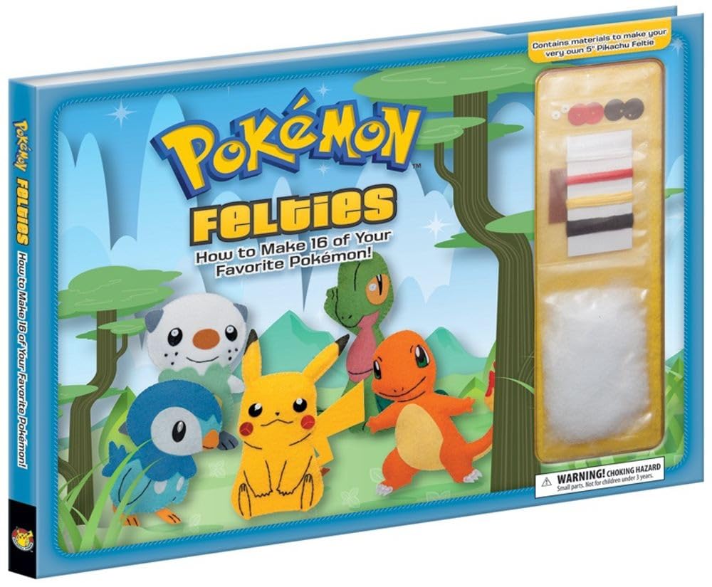 Pokémon Felties: How to Make 16 of Your Favorite Pokémon Manga