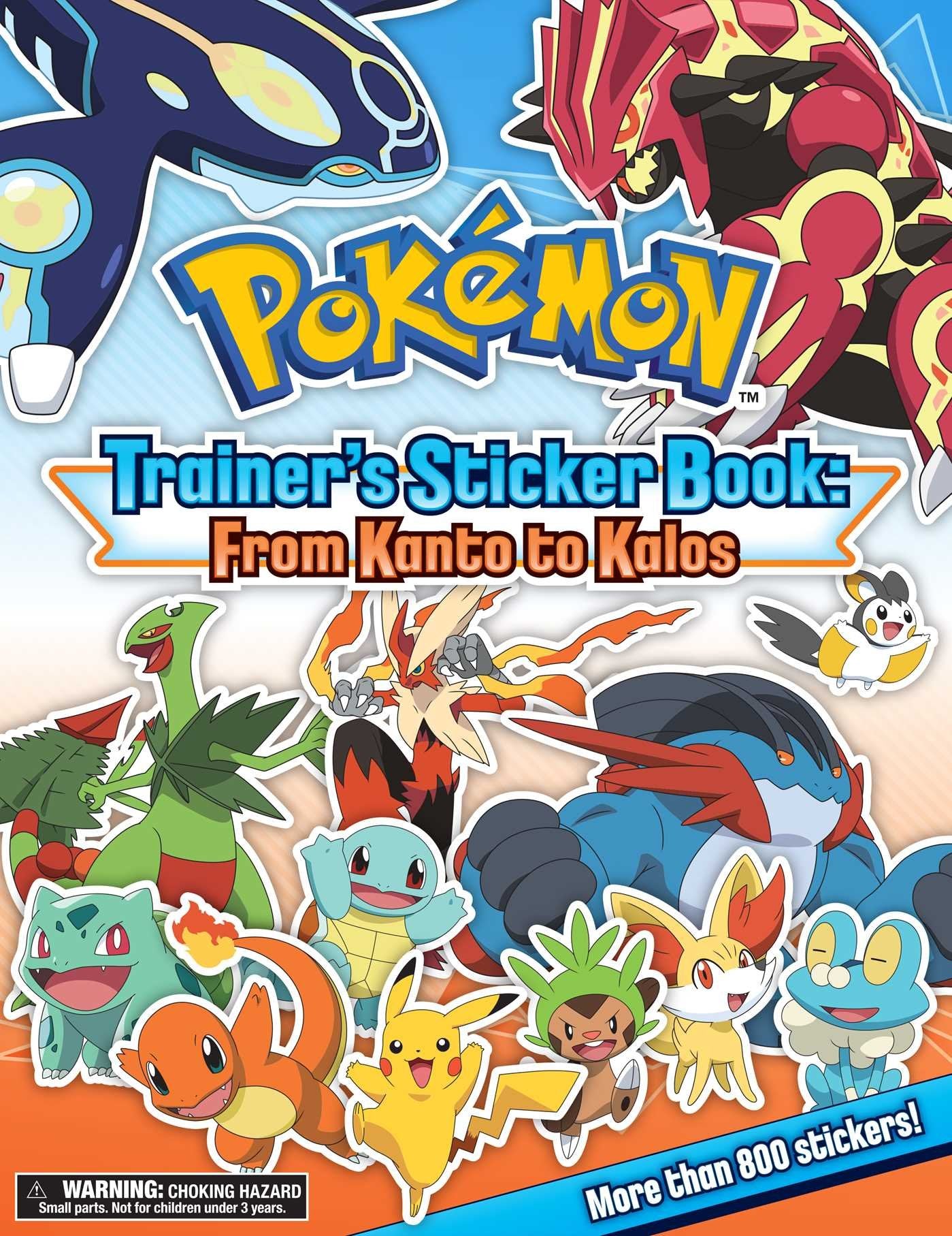 Pokémon Trainer's Sticker Book: From Kanto to Kalos book
