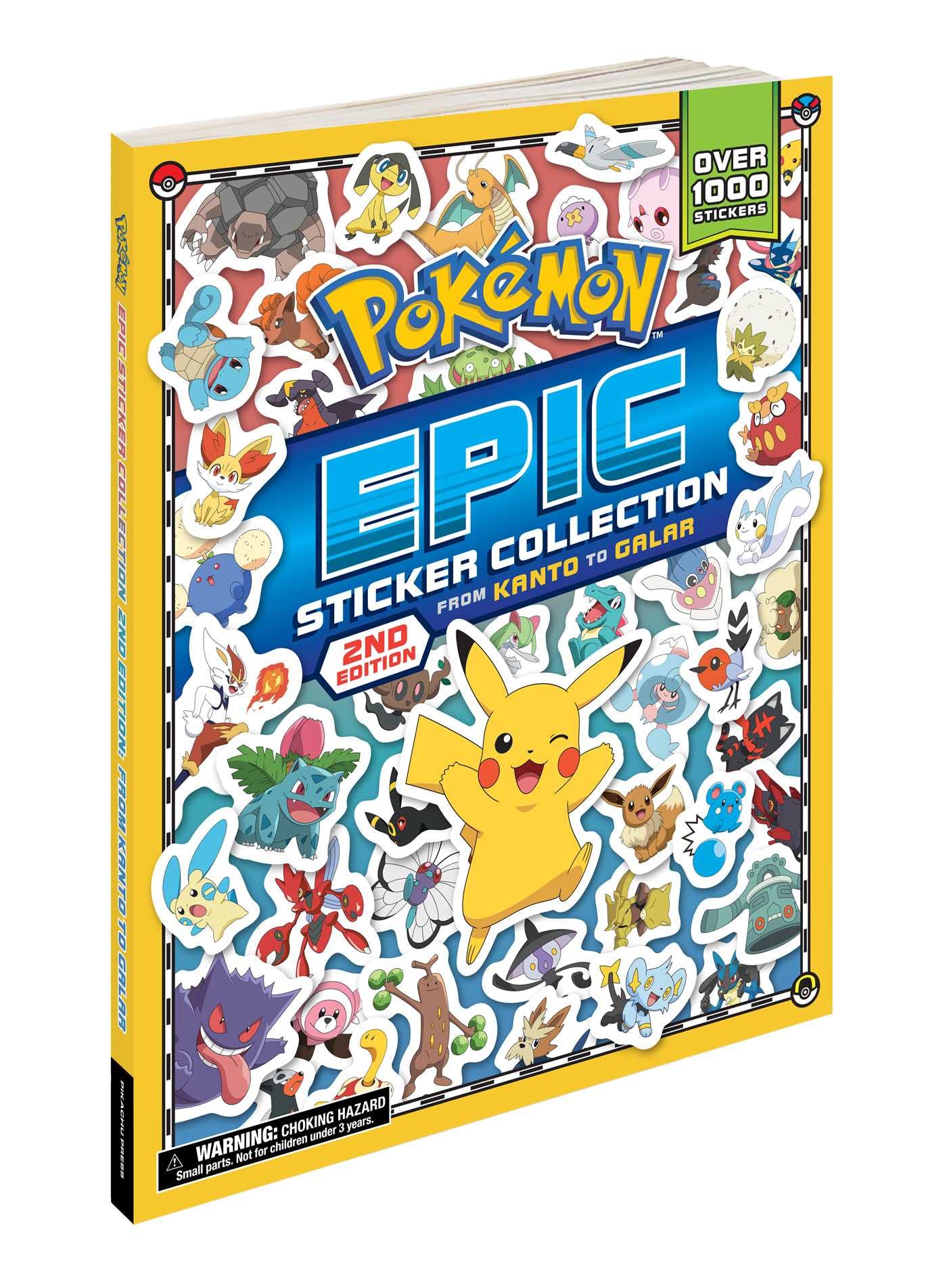 Pokémon Epic Sticker Collection 2nd Edition: From Kanto to Galar (Volume 2) (Pokemon Epic Sticker Collection, Band 2) Novels & Short Stories