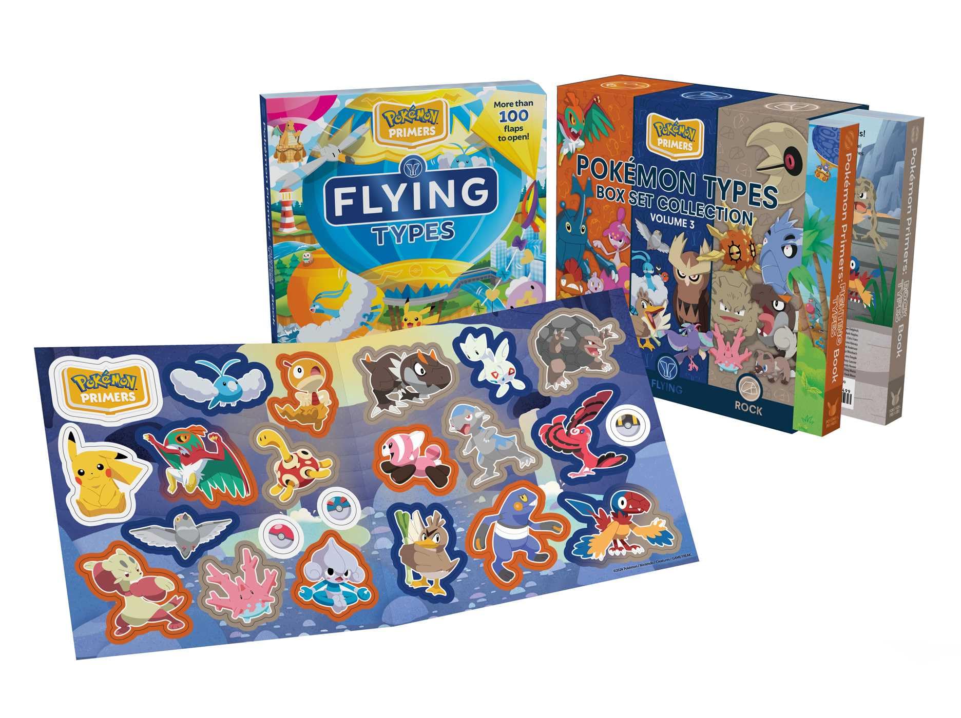 Pokémon Primers Type Box Set Collection, Volume 3: Fighting, Flying, Rock (Volume 22) Non-fiction