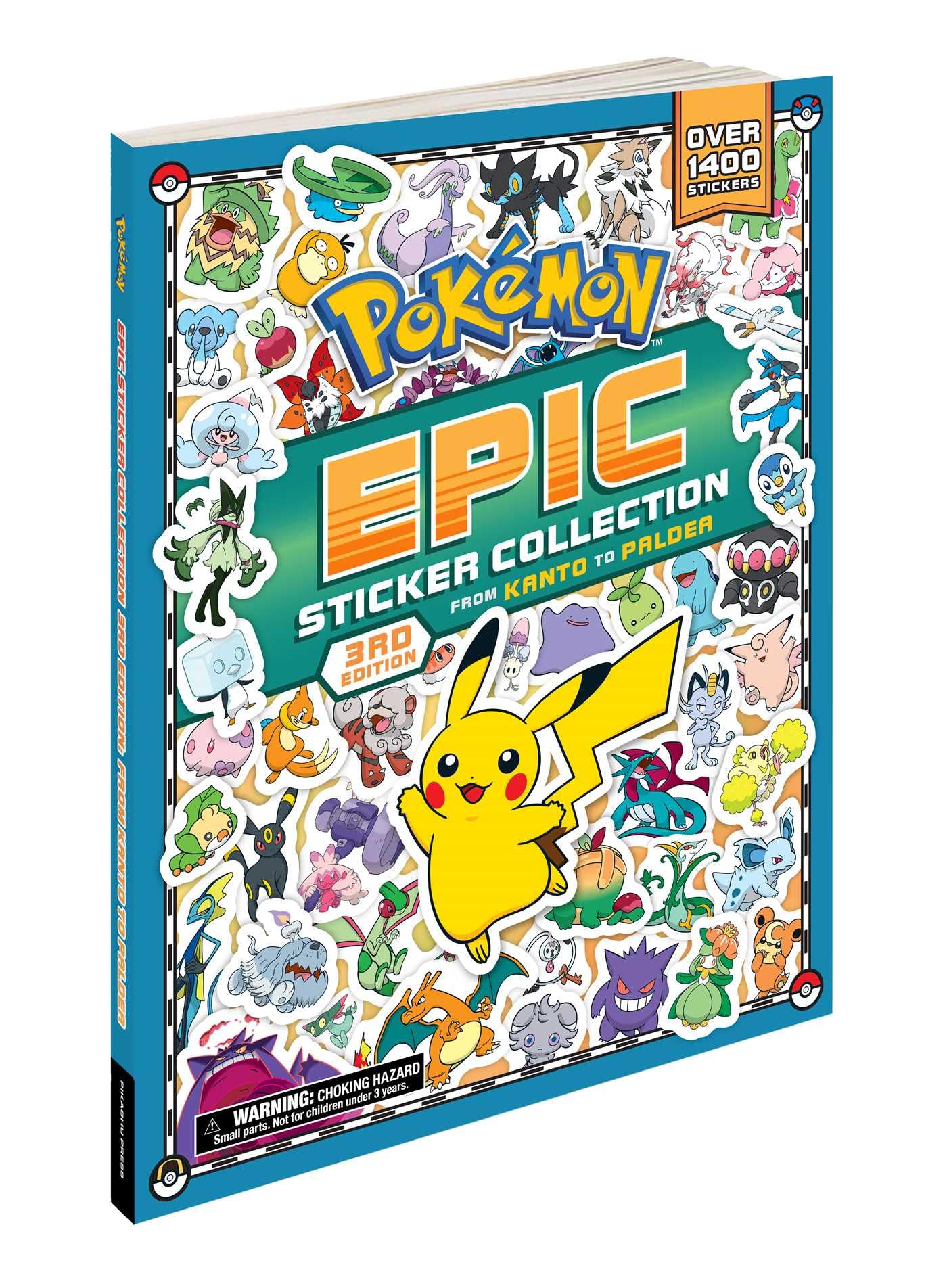Pokémon Epic Sticker Collection 3rd Edition: From Kanto to Paldea Non-fiction
