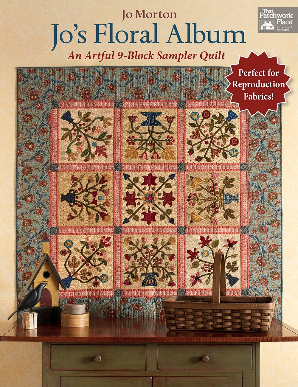 Jo's Floral Album: An Artful 9-Block Sampler Quilt Hobbies & Crafts